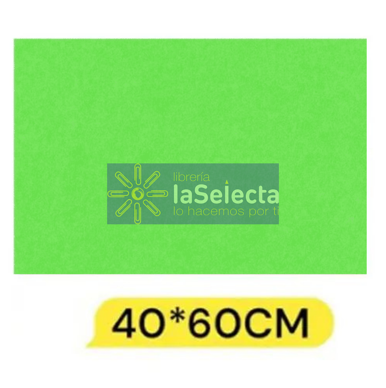 GOMA EVA 60X40 CM 2MM LISA VERDE CLARO IMPORTADO